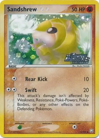 Team Rocket Returns Sandshrew #74/109 reverse holo